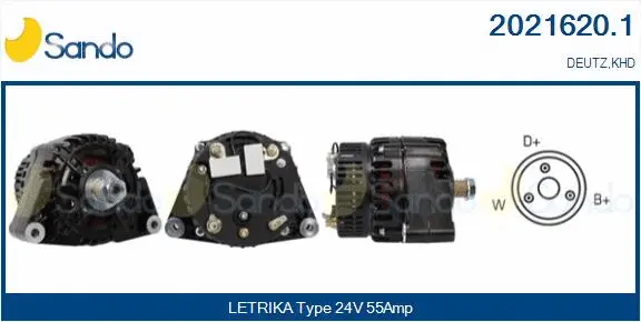 Alternateur SANDO 2021620.1