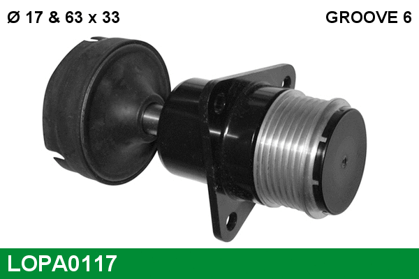 Poulie roue libre, alternateur LUCAS LOPA0117