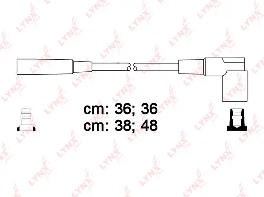Kit de câbles d'allumage LYNXAUTO SPC4615