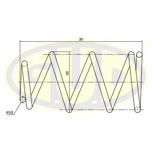 Ressort de suspension G.U.D. GCS027638