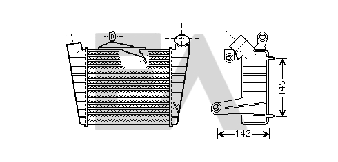 Refroidisseur d'air de suralimentation EACLIMA 36A61001