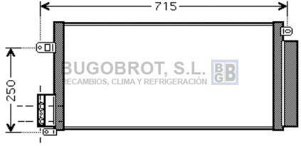 Condenseur, climatisation BUGOBROT 62-FT5310
