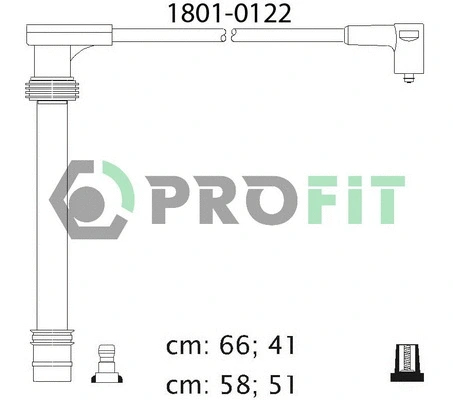 Kit de câbles d'allumage PROFIT 1801-0122