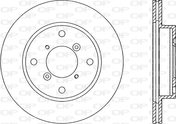 Disque de frein OPEN PARTS BDR1502.20