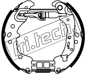 Jeu de mâchoires de frein fri.tech. 16545