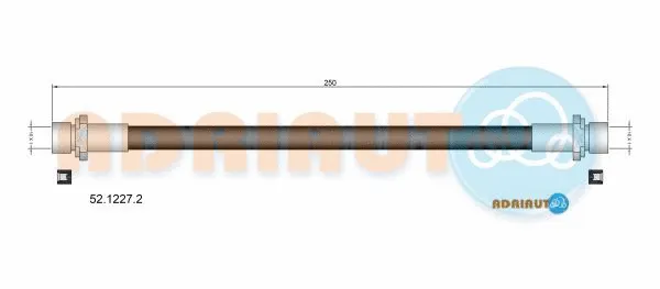 Flexible de frein ADRIAUTO 52.1227.2