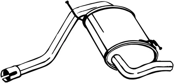 Silencieux arrière BOSAL 200-219