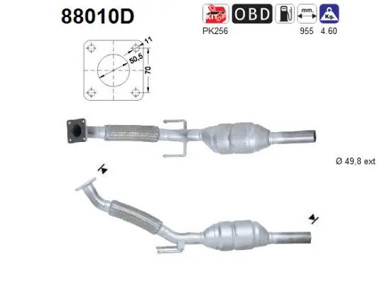 Catalyseur AS 88010D