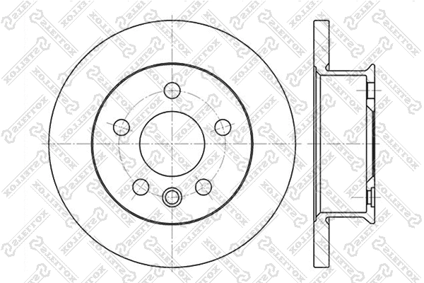 Disque de frein STELLOX 6020-4732-SX