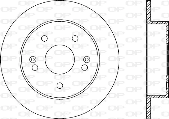 Disque de frein OPEN PARTS BDR2018.10