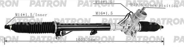 Crémaillère de direction PATRON PSG3044