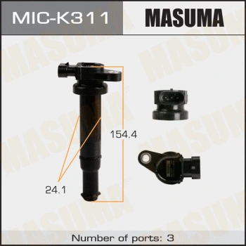 Bobine d'allumage MASUMA MIC-K311