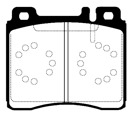 Kit de plaquettes de frein, frein à disque RAICAM RA.0497.0