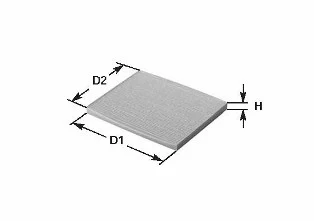 Filtre, air de l'habitacle CLEAN FILTERS NC2392CA