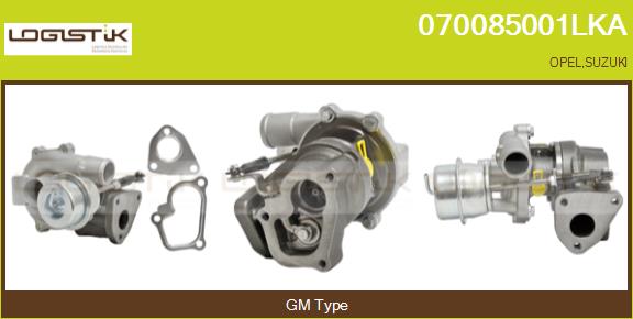 Turbocompresseur, suralimentation LGK 070085001LKA