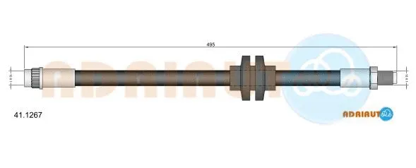 Flexible de frein ADRIAUTO 41.1267