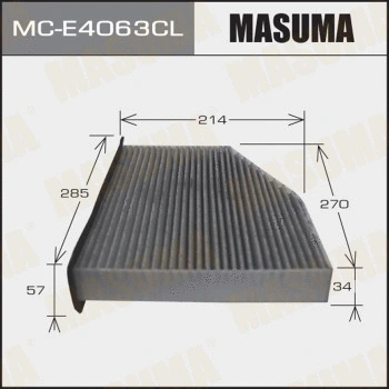 Filtre, air de l'habitacle MASUMA MC-E4063CL