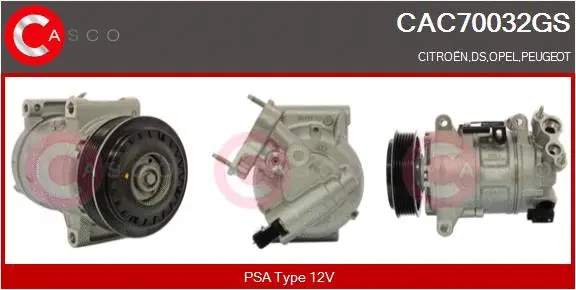 Compresseur, climatisation CASCO CAC70032GS