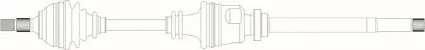 Arbre de transmission GENERAL RICAMBI PE3164