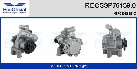 Pompe hydraulique, direction RECOFICIAL RECSSP76159.0
