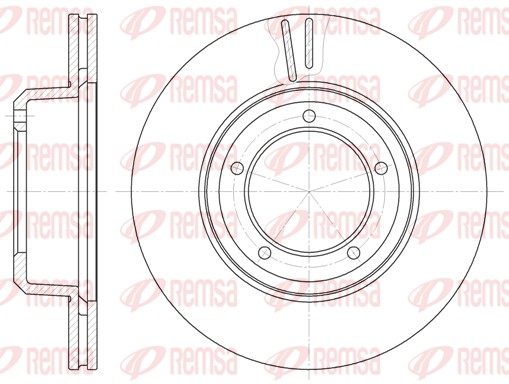 Disque de frein REMSA 6340.10