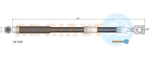 Flexible de frein ADRIAUTO 33.1243