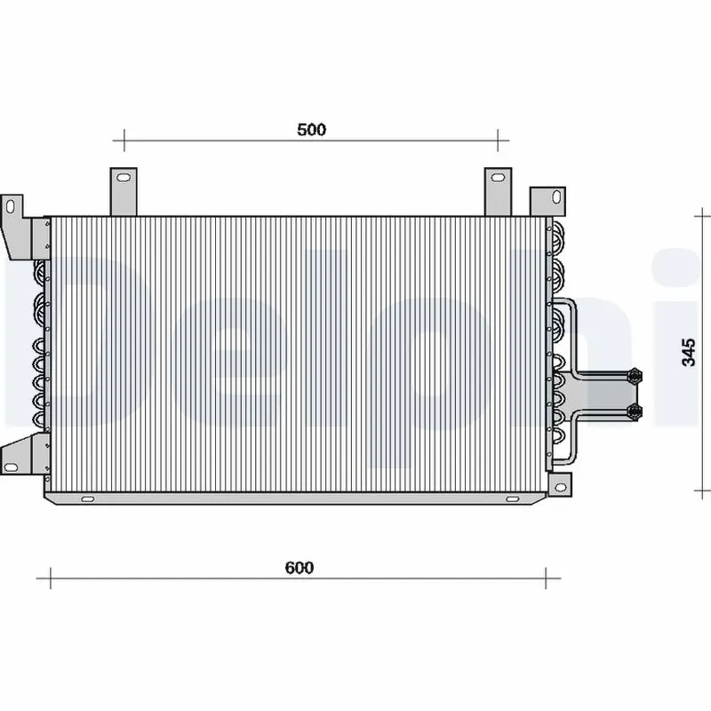 Condenseur, climatisation DELPHI TSP0225058