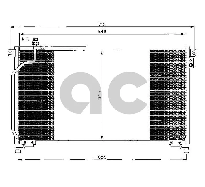 Condenseur, climatisation ACR 300402