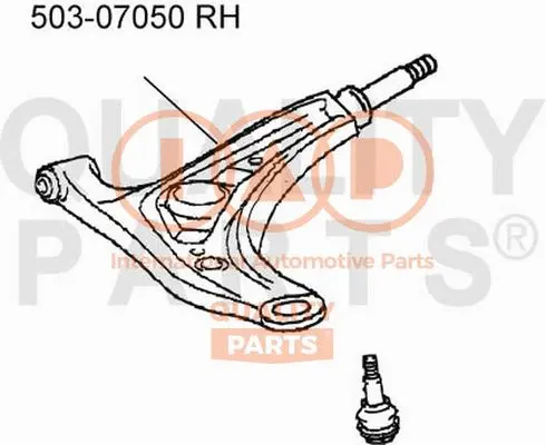 Bras de liaison, suspension de roue IAP QUALITY PARTS 503-07050
