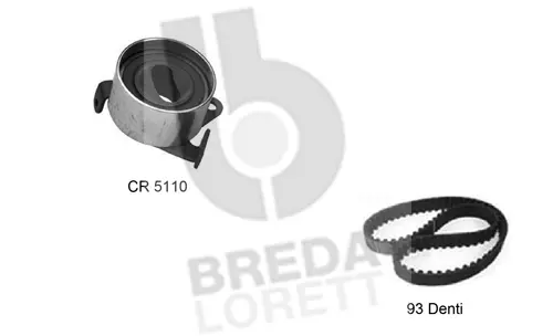 Kit de courroie crantée BREDA LORETT KCD0261