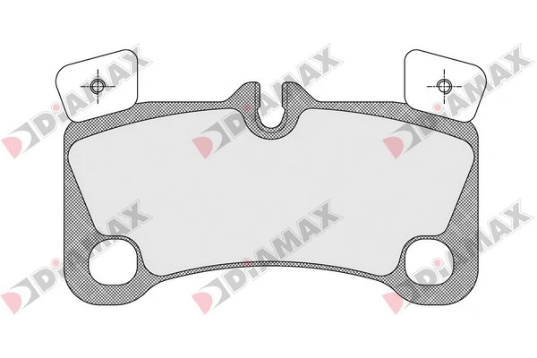 Kit de plaquettes de frein, frein à disque DIAMAX N09526