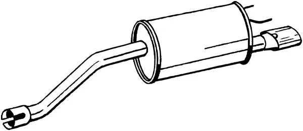 Silencieux arrière BOSAL 185-367