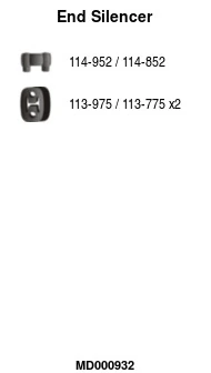 Silencieux arrière FA1 MD000932