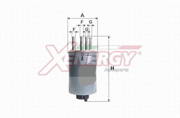 Filtre à carburant AP XENERGY X1599691