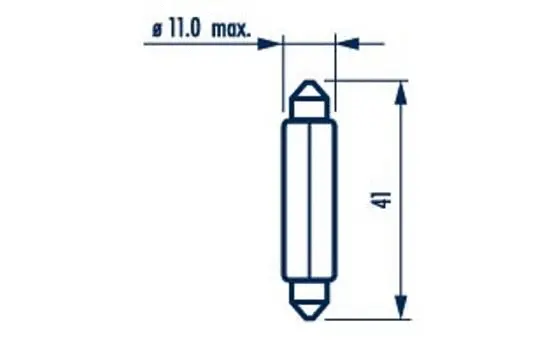 Ampoule, éclairage intérieur NARVA 171753000