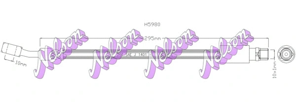 Flexible de frein KAWE H5980