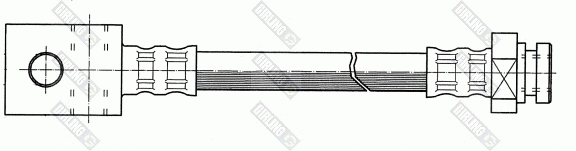 Flexible de frein GIRLING 9001363