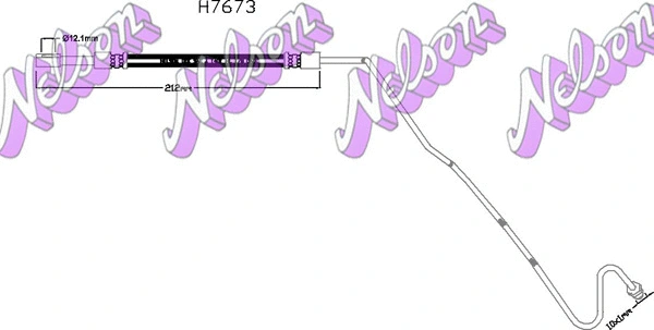 Flexible de frein KAWE H7673