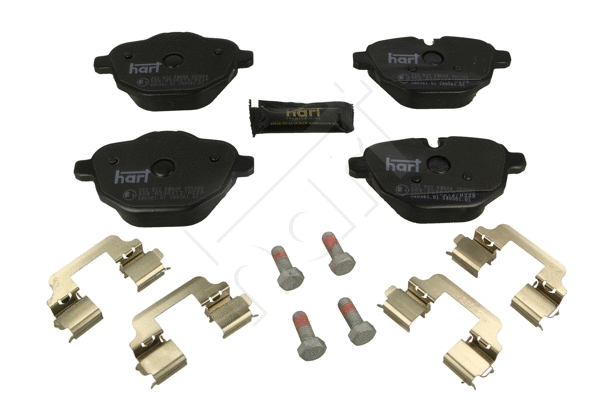 Kit de plaquettes de frein, frein à disque HART 252 932
