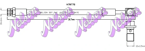 Flexible de frein KAWE H7877Q