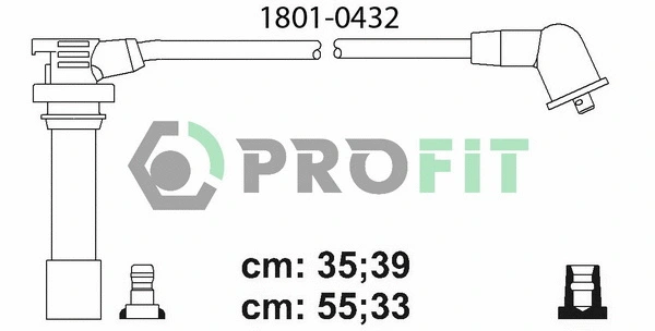 Kit de câbles d'allumage PROFIT 1801-0432