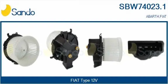 Pulseur d'air habitacle SANDO SBW74023.1