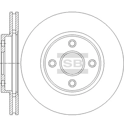 Disque de frein Hi-Q SD4436
