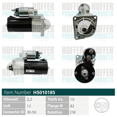 Démarreur HOFFER H5010185