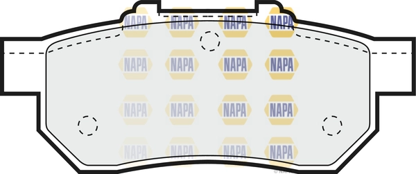 Kit de plaquettes de frein, frein à disque NAPA NBP1506