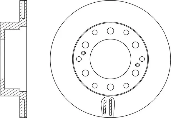 Disque de frein FIT FR0658V