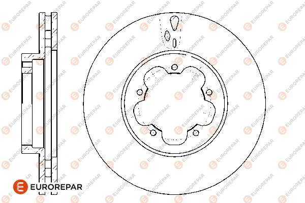 Disque de frein EUROREPAR 1676012580