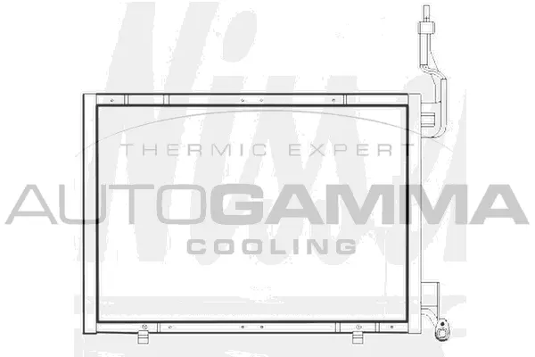 Condenseur, climatisation AUTOGAMMA 107583