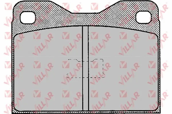 Kit de plaquettes de frein, frein à disque VILLAR 626.0120