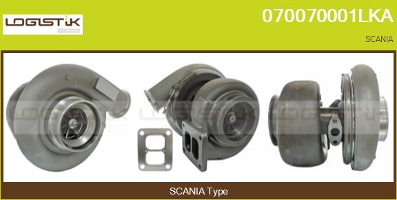 Turbocompresseur, suralimentation LGK 070070001LKA